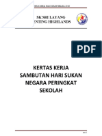 Kertas Kerja HARI SUKAN NEGARA 2018