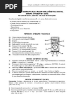 instruções+para+uso+do+multimetro+digital+minipa+ET-2210