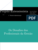 Slaide Projeto Extensionista