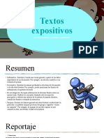 Textos expositivos y reportajes