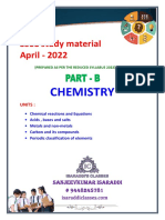 SSLC study material for Chemistry