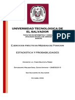 Ejercicios Medidas de Posicion