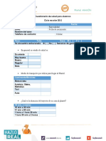 Cuestionario de Salud para Alumnos Roosevelt Aragón 2