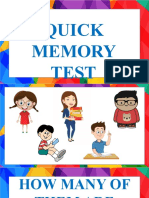 Quick Memory Test