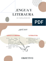 Introduccion de Lengua y Literatura