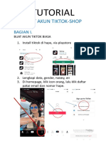 Panduan Buat Akun TikTok Shop