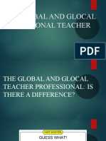 The Global and Glocal Professional Teacher1