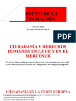 Derecho de La Integración - Ciudadanía-Ddhh - Ue - Mercosur