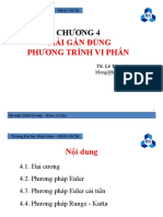 Chuong 4 - Giải Gần Đúng Phương Trình Vi Phân