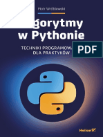 Algorytmy W Pythonie Techniki Programowania Dla Praktykow Piotr Wroblewski