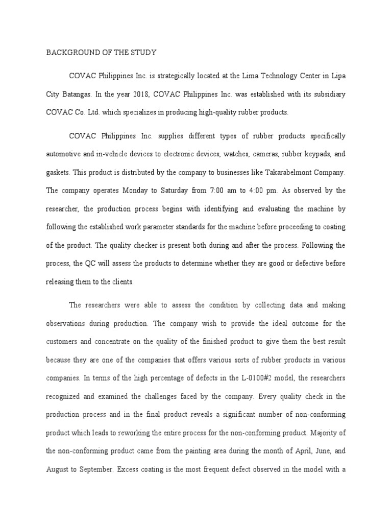 Background of The Study | PDF | Finance & Money Management | Technology ...