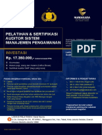 Brosur Pelatihan Auditor SMP - Sept 2022 (Q3)