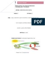 Llópez - U3a2 - Cuadro Comparativo Fotosintesis Vs Respiración Célular