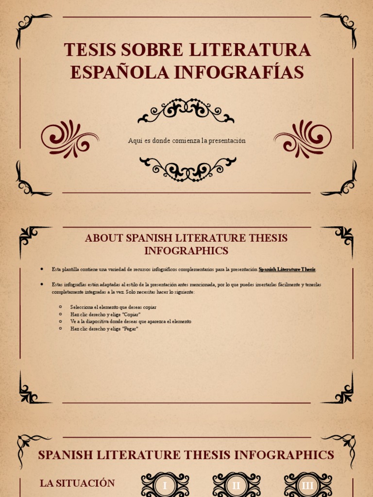 spanish literature thesis by slidesgo