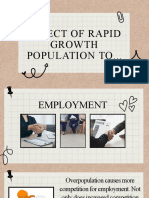 Effeect of Rapid Growth Population To...