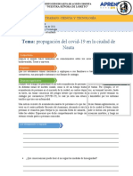 CLASE 01 CyT 4to - Propagación Del COVID-19 en La Ciudad de Nauta