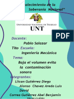 CONTAMINACION SONORA EN LA CIUDAD DE TRUJILLO SX