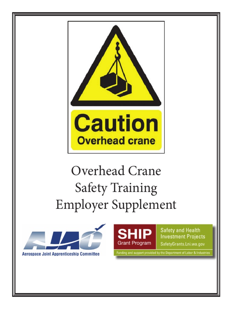 Overhead Crane Safety Training Guide | PDF | Crane (Machine) | Rope