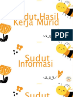 Label Sudut Kelas Tema Lebah 12 Ms