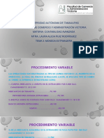 Procedimiento Variable