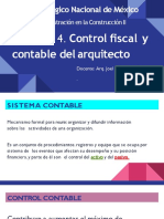 Control Fiscal y Contable Del Arquitecto