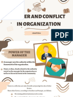 Power and Conflict in Organization
