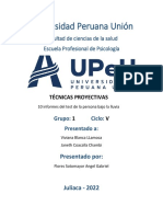 Universidad Peruana Unión: Facultad de Ciencias de La Salud Escuela Profesional de Psicología