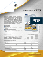 Lubricante multigrado API SL ALTO KM 25W60