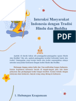 Interaksi Masyarakat Indonesia Dengan Tradisi Hindu Budha