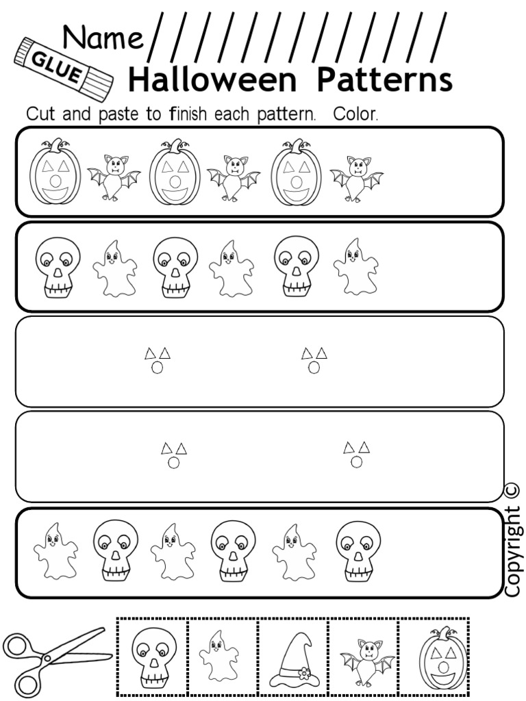 Halloween Patterns 1 A6k5ht | PDF