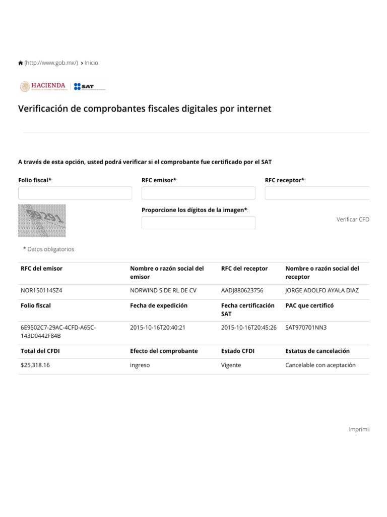 Verificación de CFDI en línea | PDF | Tecnologías de la información ...
