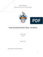 3D Matlab Model User Manual