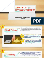 Separating Mixtures Pandemic 2021-2022