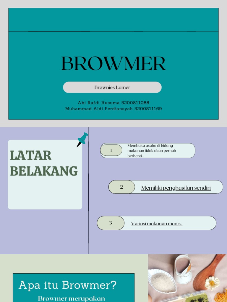 Peluang Usaha Browmer Brownies Lumer | PDF | Bisnis