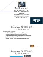 Audit Internal ISO 9001 2015