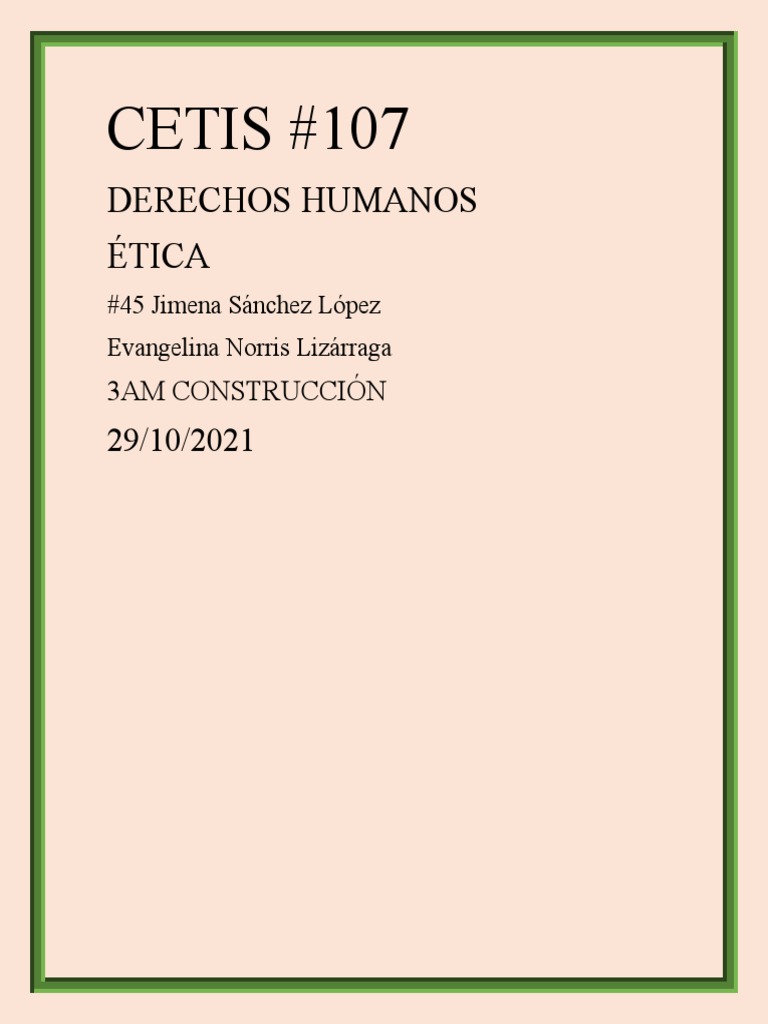 Derechos Humanos | PDF | Política | Ciencias sociales