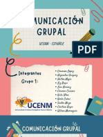 Comunicación Grupal: Ucenm - Español