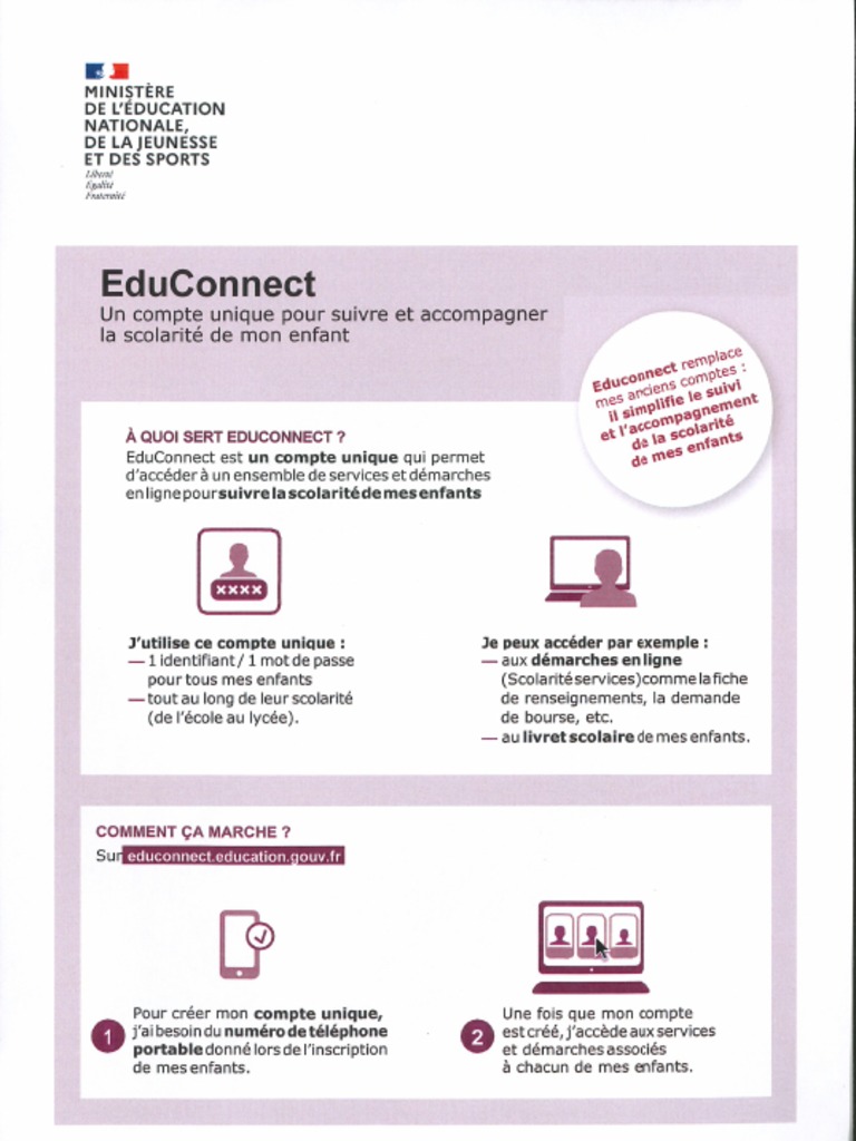 Connexion Educonnect | PDF