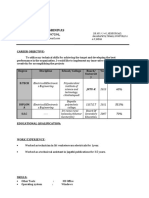 Electrical Resume