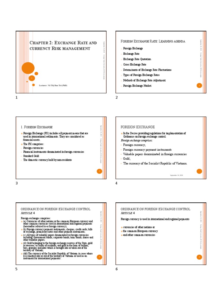 Exchange Rate & Currency Risk Management | PDF | Gold Standard | Purchasing  Power Parity