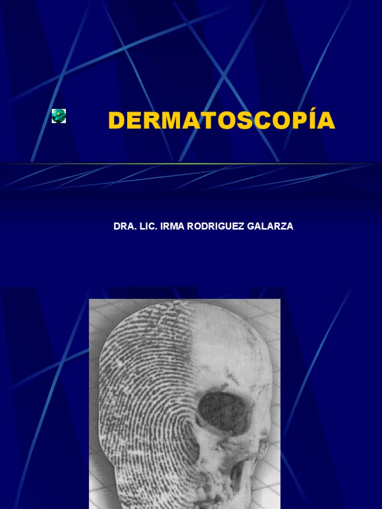 Dactiloscopia Dermatos | PDF | Huella dactilar