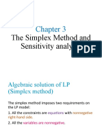 Simplex Method LP Optimization