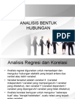 Analisis Bentuk Hubungan