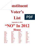 Constituent List 9-6-2011 Update