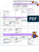 Institución Educativa Privada WILLIAM PRESCOTT horario semanal octubre 2022