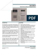 GHV-DES/A Video Entrance Station with Digital Directory