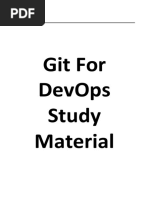 Git For Devops Study Material