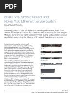 Nokia 7750 SR and 7450 ESS IOM Data Sheet EN