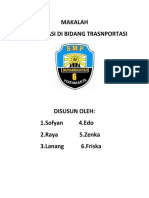 Makala Tentang Globalisasi Dibidang Trasnportasi