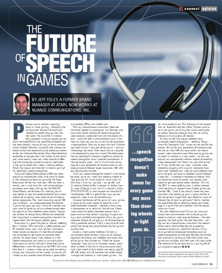 Game Informer Nov 2005 | PDF | Speech Recognition | Video Game Consoles